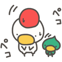 [LINEスタンプ] 動く！ニワトコスタンプ