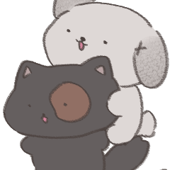 [LINEスタンプ] エルとルウ