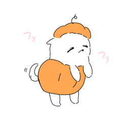 [LINEスタンプ] ぷよぽめちゃん〜ハロウィンver.〜