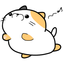 [LINEスタンプ] ちょっぴり太めなみけねこの日常