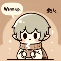 [LINEスタンプ] エルフの日常＠