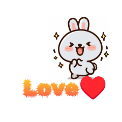 [LINEスタンプ] うさぎの森2