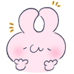 [LINEスタンプ] 日常あいさつうさぎ