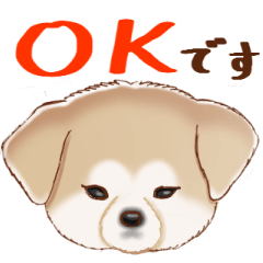 [LINEスタンプ] カジュアルなあいさつ☆犬のスタンプ