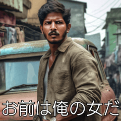 [LINEスタンプ] 恋するインド映画