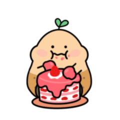 [LINEスタンプ] 食べるのが楽しいじゃがいも