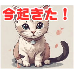 [LINEスタンプ] かわいいネコのイラストのスタンプです！