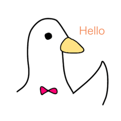 [LINEスタンプ] あひるのPちゃん♡
