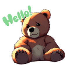 [LINEスタンプ] クマさん(Bear)の画像（メイン）