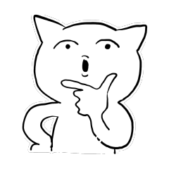 [LINEスタンプ] 焦るネコ