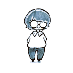 [LINEスタンプ] ちーちゃんとまーくん