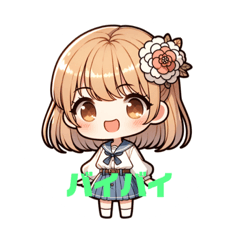 [LINEスタンプ] 花の微笑