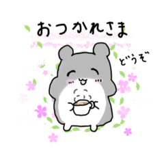 [LINEスタンプ] ハムスターのまるもちゃん