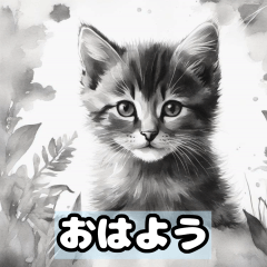 [LINEスタンプ] 猫のスタンプ 32-36