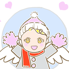 [LINEスタンプ] かわいい天使の日常会話④