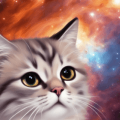 [LINEスタンプ] 架空宇宙猫の画像（メイン）