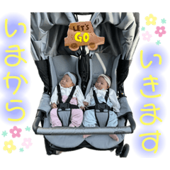 [LINEスタンプ] せなゆなtwinsの画像（メイン）