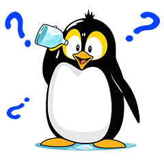 [LINEスタンプ] ペンギンの面白い写真