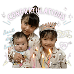 [LINEスタンプ] mochida sister's3