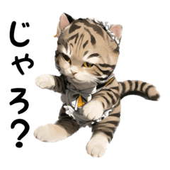 [LINEスタンプ] 備後弁、猫