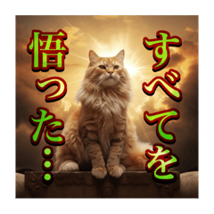 [LINEスタンプ] 偉大な上位存在猫スタンプ