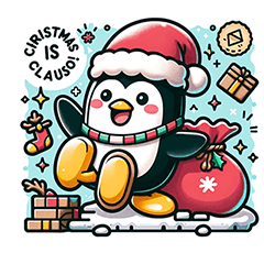 [LINEスタンプ] ミントと過ごすクリスマス