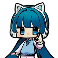 [LINEスタンプ] 学校制服ガールズ