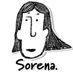 [LINEスタンプ] モノクロガールズvol.1