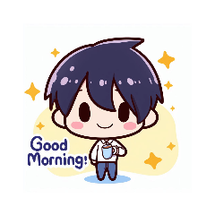 [LINEスタンプ] any goodmorning