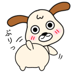 [LINEスタンプ] 感情いろいろワンちゃん