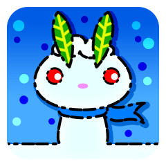 [LINEスタンプ] ゆきゆきて、雪うさぎ