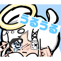 [LINEスタンプ] エンジェル 天使ちゃんの癒しスタンプ