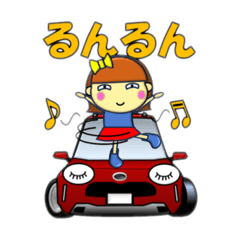 [LINEスタンプ] ロボッコのカーライフ(改)