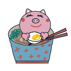 [LINEスタンプ] キュートな子豚のラブリーライフ