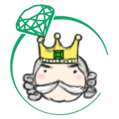 [LINEスタンプ] king☆エメラルドの華麗な生活スタンプ