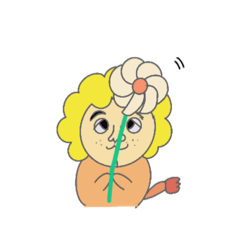 [LINEスタンプ] 優しいライオン君