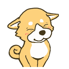 [LINEスタンプ] ひとなつっこい柴犬