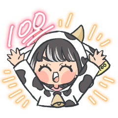 [LINEスタンプ] 丑ノスタンプ【うしのスタンプ】