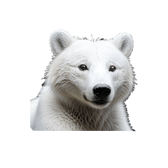 [LINEスタンプ] シロクマ polar bear