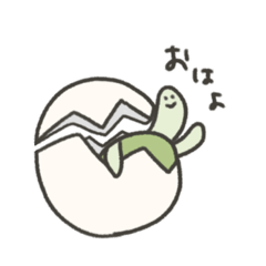 [LINEスタンプ] かめろうの日常