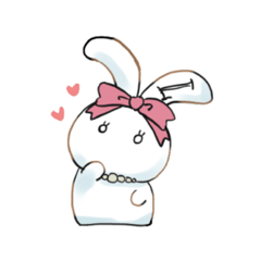 [LINEスタンプ] 【うさぎのミルク】ラテちのLINEスタンプ