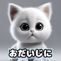 [LINEスタンプ] 猫のスタンプ 40-44