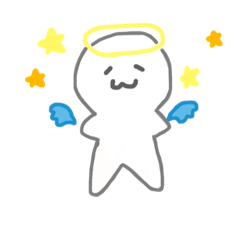 [LINEスタンプ] キュートな天使たち