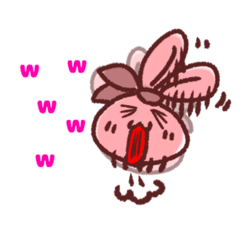 [LINEスタンプ] もふもふカラーうさぎ【大容量】