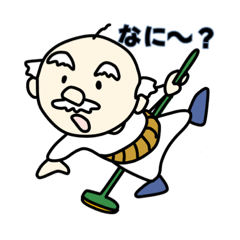 [LINEスタンプ] 小太りじいさんのカーリング生活