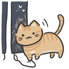 [LINEスタンプ] トラ柄マンチカンのLINEスタンプ