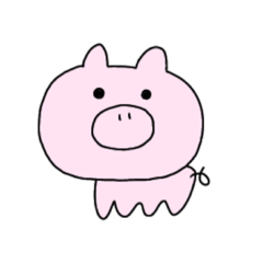 [LINEスタンプ] 豚のぷぷ Part1