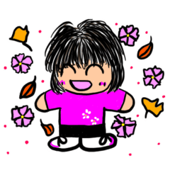 [LINEスタンプ] 真っ白たぬきのお友達かよちゃん