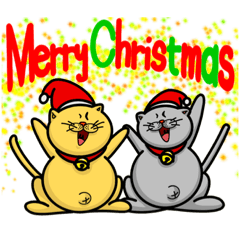 [LINEスタンプ] にゃんにゃマスター(第2弾)クリスマスver