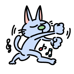 [LINEスタンプ] カラフル便利ねこスタンプ